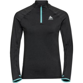 Odlo W MID LAYER 1/2 ZIP AXALP CERAMIWARM Női funkcionális középső réteg, fekete, méret kép