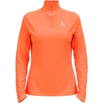 Odlo W MID LAYER 1/2 ZIP ESSENTIALCERAMIWARM Női felső, narancssárga, méret kép