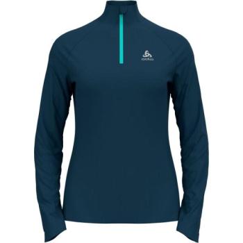 Odlo W MID LAYER 1/2 ZIP ESSENTIALCERAMIWARM Női felső, sötétkék, méret kép