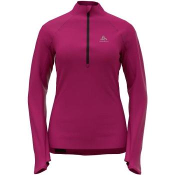 Odlo W ZEROWEIGHT MID LAYER 1/2 ZIP Női pulóver, rózsaszín, méret kép