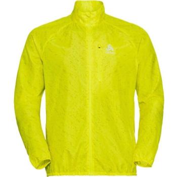 Odlo ZEROWEIGHT PRINT JACKET Férfi kabát, fényvisszaverő neon, méret kép