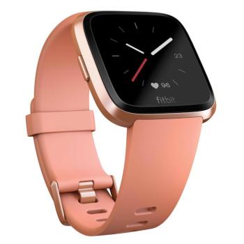 Okosóra Versa pulzusmérővel, barackszín Fitbit kép