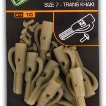 Ólom klip FOX Edges Lead Clip  + Méret Pegs 7 Trans Khaki 10db tű+ 10 db klip kép