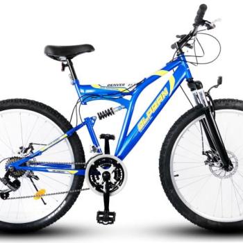 Olpran 27,5" Denver Full Disc Full Suspension kék/sárga kép