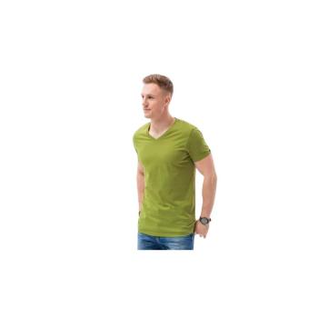 OMBRE-T-shirt SS-S1369-V10-OLIVE Zöld L kép