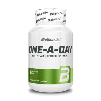ONE A DAY 100, MULTIVITAMIN, 100 DB TABLETTA Biotechusa kép