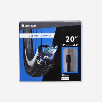 Önjavító gumibelső 20x1,7-2,2 Auto szeleppel Decathlon kép
