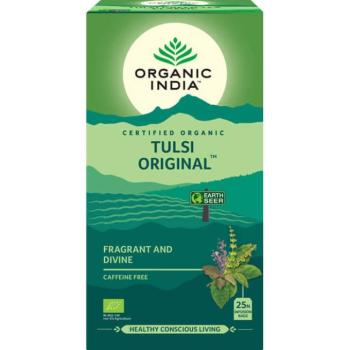 Organic India Tulsi Original Basil adagolt tea stressz, vitalitás 25 tasak (25 x 1,8 g) kép