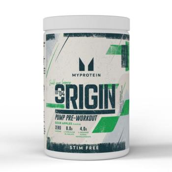 Origin Pre-Workout Stim-Free - 30servings - Sour Apples kép