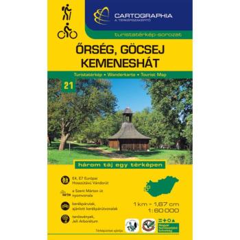 Őrség, Göcsej és Kemeneshát (Alpokalja) turistatérkép, Cartographia kép