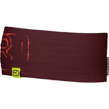 ORTOVOX 120 TEC LOGO HEADBAND Fejpánt, bordó, méret kép