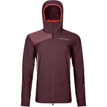 ORTOVOX PALA HOODED JACKET W Női kabát, bordó, méret kép