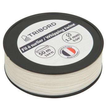 Összekötő hajókötél, 1,2 mm x 50 m, fehér Tribord kép