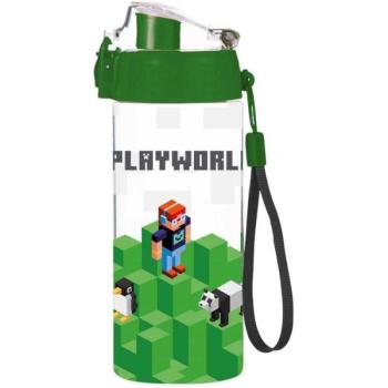 Oxybag PLAYWORLD 500 ML Gyerek műanyag ivópalack, átlátszó, méret kép