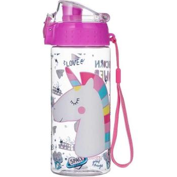 Oxybag UNICORN ICONIC 500 ML Lány műanyag ivópalack, átlátszó, méret kép