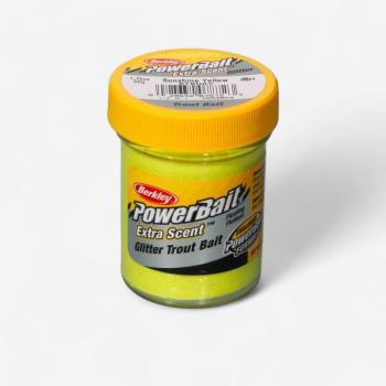 Paszta tavi pisztrángozáshoz, sárga, csillámos, 50 g Berkley kép