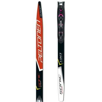 Peltonen SONIC STEP + RO BASIC JR + SKI HOLDER Gyerek síléc kötéssel, fekete, méret kép