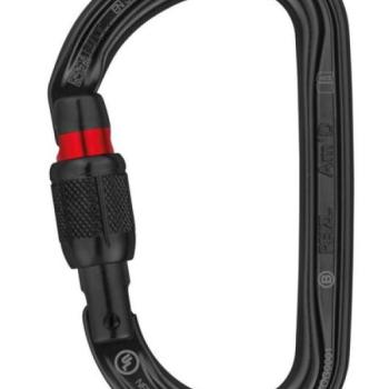 Petzl AMD SCREW LOCK karabiner csavarzárral - fekete kép