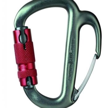 Petzl Freino TWIST-LOCK ereszkedőkarabiner zárható biztosítóval kép