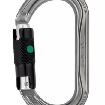 Petzl OK BALL LOCK ovális karabiner automatikus zárrendszerrel kép