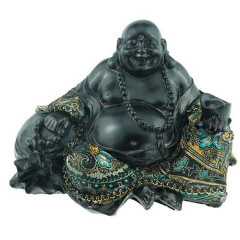 Phoenix Import Kínai Buddha a boldogságért és a jólétért 20 x 12 x 13 cm kép