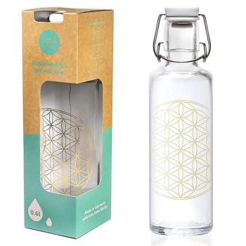 Phoenix Import Soulbottle üvegpalack Flower of Life / Lotus szimbólummal 600 ml Típus: Flower of Life kép