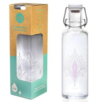 Phoenix Import Soulbottle üvegpalack Flower of Life / Lotus szimbólummal 600 ml Típus: Just Breathe kép