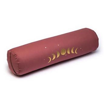 Phoenix Import Yogi & Yogini Bolster jógahenger ECO szimbólummal hajdina 100% bio pamut 60 x 16 cm Szín: Rózsaszín kép