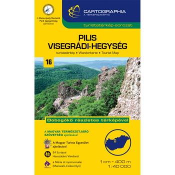 Pilis és Visegrádi-hegység turistatérkép Cartographia kép
