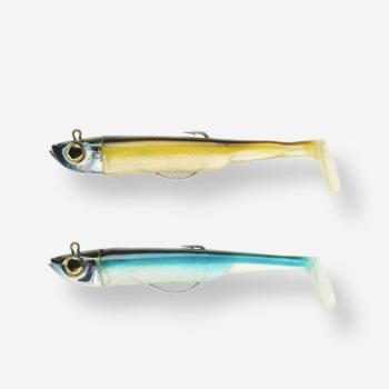 Plasztikcsali tengeri horgászathoz Combo Ancho 120, shad texan, 18 g, ayu, kék Caperlan kép