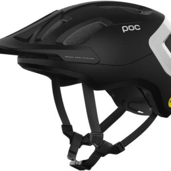 POC Axion Race MIPS Sisak Uranium Black Matt/Hydrogen White SML kép