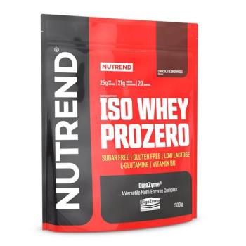 Por koncentrátum Nutrend ISO WHEY Prozero 500 g  keksz-tejszín kép