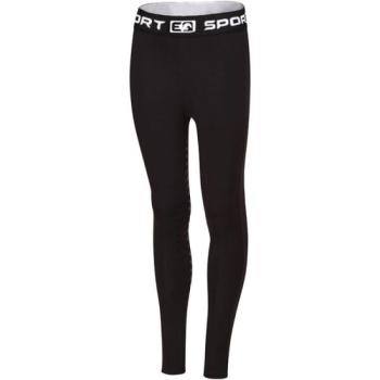 PROGRESS EQ GAMMA KID Gyerek leggings sportoláshoz, fekete, méret kép