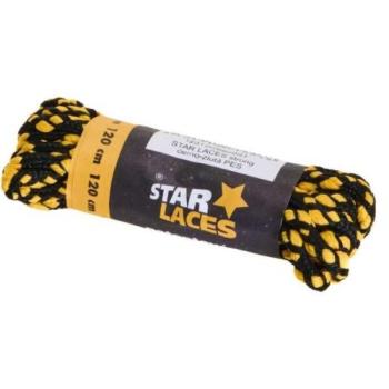 PROMA STAR LACES 120 CM Cipőfűző, sárga, méret kép