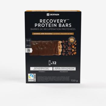 Proteinszelet, regenerálódáshoz, csokoládé-karamell, 12 db Decathlon kép