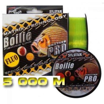 Pt69x25 silstar pt boilie fluo  monofil zsinór 5000m 0.25 kép