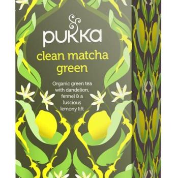 PUKKA Herbs ajurvédikus Bio tea -Clean Matcha Green 20 db teafilter kép