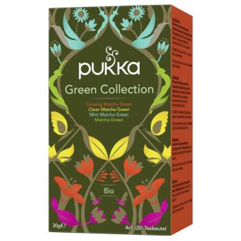 PUKKA Herbs Green Collection ajurvédás organikus zöld tea kollekció 20 teafilter kép