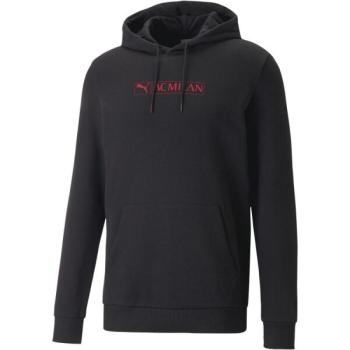 Puma ACM FTBLLEGACY HOODY Férfi pulóver, fekete, méret kép