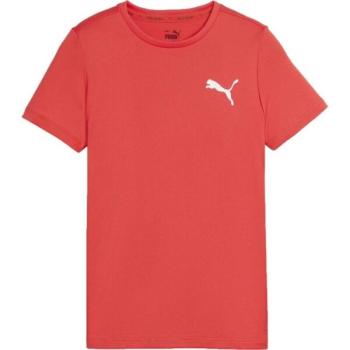 Puma ACTIVE SMALL LOGO TEE Fiú póló sportolásra, narancssárga, méret kép