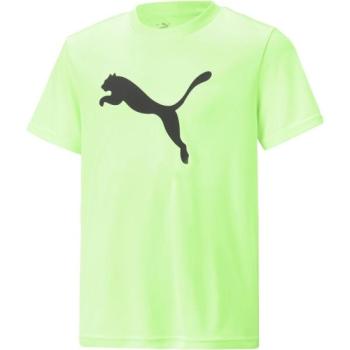 Puma ACTIVE SPORTS POLY CAT TEE B Fiú póló, világoszöld, méret kép