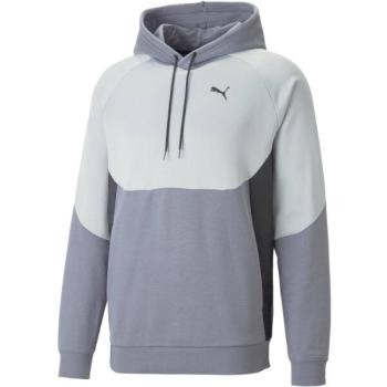 Puma ALPHA HOODIE FL G Lány pulóver, szürke, méret kép