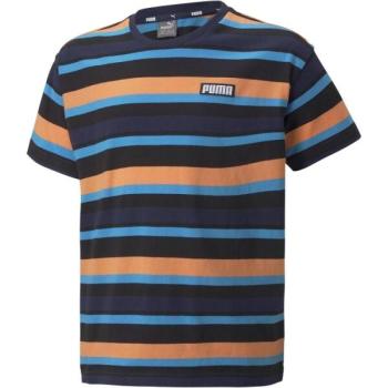 Puma ALPHA STRIPED TEE Gyerek póló, mix, méret kép