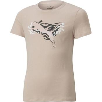 Puma ALPHA TEE G Lány póló, rózsaszín, méret kép