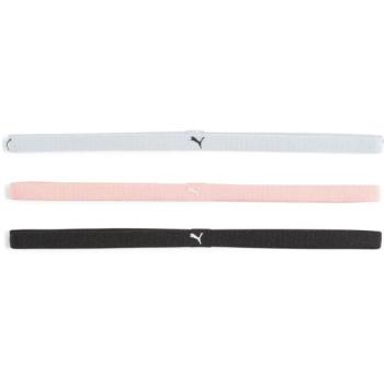 Puma AT SPORTBANDS WOMENS PACK (3PCS) Sportos fejpánt, fekete, méret kép