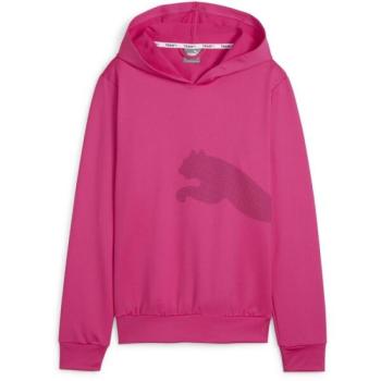 Puma BIG CAT FRENCH TERRY HOODIE Női sportos pulóver, rózsaszín, méret kép