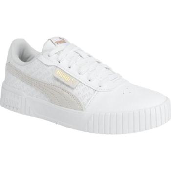 Puma CARINA 2.0 LOGOBSESSION Női teniszcipő, fehér, méret 37.5 kép