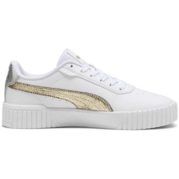 Puma CARINA 2.0 METALLIC SHINE Női sportos cipő, fehér, méret 37.5 kép