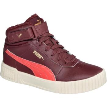 Puma CARINA 2.0 MID WTR JR Lány téli tornacipő, bordó, méret 35.5 kép