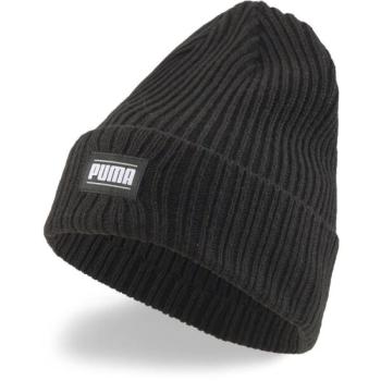 Puma CLASSIC CUFF BEANIE Férfi kötött sapka, fekete, méret kép